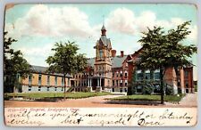 Bridgeport, Connecticut - General View of City Hospital 1906 - Vintage Postcard picture