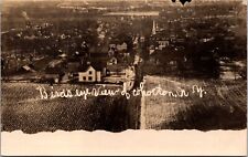Real Photo Postcard Birds Eye View of Cohocton, New York picture