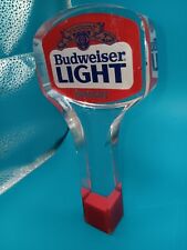 Vintage Original Budweiser Light Draught Beer Tap Handle Acrylic picture