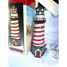 Lemax 1996 Dickensvale Lighthouse Village  ligted handpeinted picture