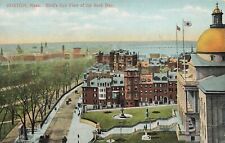 1900's Boston MA Postcard GERMANY Bird's Eye View of Back Bay UNPOSTED MA119 picture