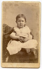 CDV Photo - Buffalo New York - Little Girl / Necklace picture