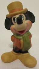RARE VTG Walt Disney Japan Mickey Mouse Ceramic Ornament Figurine Hand Painted picture