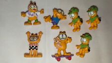 Lot of 7 Vintage Garfield the Cat PVC Toy Figures Figurines Mix picture