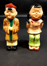Lot of Two - Vintage Occupied Japan Vintage Man and Woman 1950 5 1/2