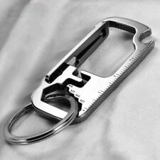 Men Women New Stainless Steel Multi Function Key Chain Clip Hook Buckle Key Ring picture