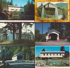 Oregon OR Covered Bridge Postcards Lot of 48 Unposted picture