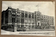 Germantown Ohio Public School Building Vintage Postcard  c1920 picture