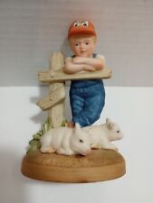 Vintage 1983 Limited Edition Country Store Little Farmers 4.5 Inch High picture