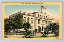 Yuma AZ-Arizona, Yuma County Court House, Antique, Vintage c1952 Postcard picture
