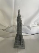 Rare Vintage Detailed Metal Chrysler  Souvenir Building Statue New York City picture