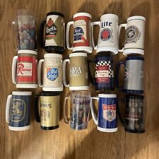 Lot Of 15 Random Plastic Beer Thermo-sew Cups picture