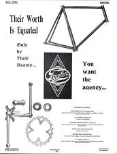 1896 Fowler Cycle Manufacturing Co Chicago Antique Bicycle Dealer Print Ad picture