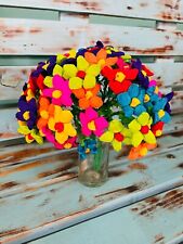 Mexican Paper Flowers Teresita Bouquet Bunch 60 flowers picture