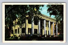 Natchez MS-Mississippi, D'Evereux Home, Antique, Vintage Souvenir Postcard picture