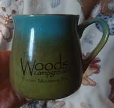 Vintage Mug The Woods Campground Pocono Mts PA Nudism Naturism Rare Gay Interest picture