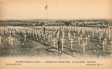 AMERICAN CEMETARY Where 2000 Heroes Sleep - Memorial Day 1919 St.Nazaire France picture