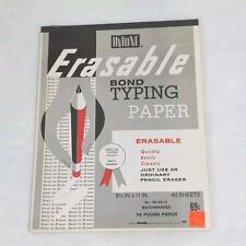 Hytone Erasable Bond Typing Paper Westab Mead Vintage Type Writer picture