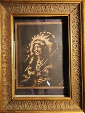 Antique Charles Carpenter Native American Photograph. Very Fine Gold Leaf Frame picture