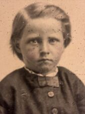 Tintype Photo Victorian Era Young Boy 1880’s picture