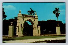 Sarasota FL-Florida, Archway Leading To College Campus, Vintage Postcard picture