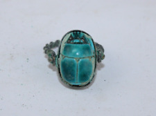 RARE ANCIENT EGYPTIAN PHARAONIC KINGDOM ANTIQUE Scarab Pharoh Ring (NB) picture