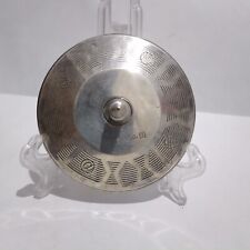 Christofle Paris  Silverplated Spinning Top Paperweight 3rd Millennium Symbols  picture