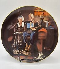 Norman Rockwell vintage collector plate “Evenings Ease” plate #30908. Rare Ltd picture