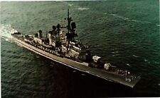 Vintage Postcard- USS Macdonough ship picture