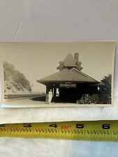 Antique Photo Snapshot Of Kittanning Point Railroad Station Pennsylvania  picture