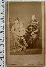 1870s CDV Vintage Russian Royalty Photo: Tsar Alexander III Romanov Emperor picture