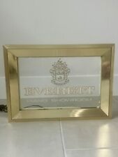 RARE Vtg Price Bros Chicago Everett Piano Hand Etched Glass Showroom Sign picture