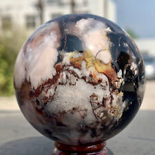 269G  Natural Sakura Agate Quartz Sphere healing ball Specimen picture