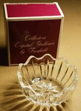 Fairfield Collector's Crystal Galleries Small Crystal Bowl Or Ashtray New In Box picture