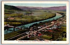 Vermont VT - Looking South From Fairlee Palisades Town - Vintage Postcard picture