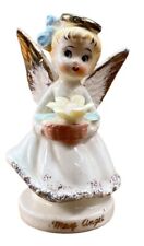 Vintage Napco May Angel Birthday Figurine Ceramic  Japan 1950 C4307 picture