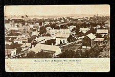 RPPC Birds Eye View Aerial Mayville Wisconsin North Side  A9 picture
