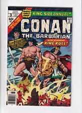 Conan the Barbarian Annual #3 King Kull; John Buscema art VF+ 8.5 picture