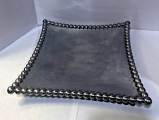 Vintage Silver Mud Pie Pewter Small Tray: Timeless Elegance for Your Home picture