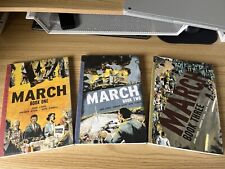 MARCH BOOK SET 1-2-3 (Book 3 SIGNED By John Lewis, Andrew Aydin, & Nate Powell) picture