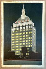 Night View, Eastman Kodak Office Building, Rochester New York Vintage Postcard picture