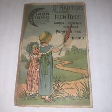 Vintage Advertisement Card Dr. Harter’s Iron Tonic Cures Female Diseases Read picture