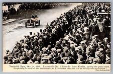 1908 Vanderbilt Early Auto Race Course w/ Vintage Race Car Long Island NY L138 picture