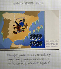 Mint Spain Republican Postcard Ultra Right Government 1919 picture