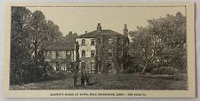 1889 magazine engraving ~ CHARLES DARWIN'S HOUSE AT DOWN near Beckenham, Kent picture