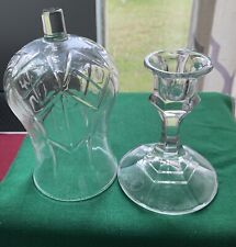 Vintage Two Piece Lamp Crystal  picture