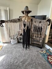 Home Accents 6’ Flaming Scarecrow Halloween Animatronic Discontinued picture