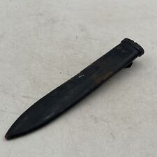 Vintage Bayonet Knife Metal Scabbard Sheath 8.5