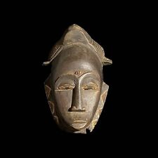 African Yoruba Mask Hand Carved Wooden Wall Décor Tribe Art Masks-7575 picture