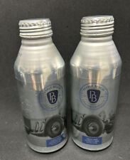 Pebble Beach Metal Water Bottles Reusable - Empty 16 oz - Lot of 2 - 1917 MB picture